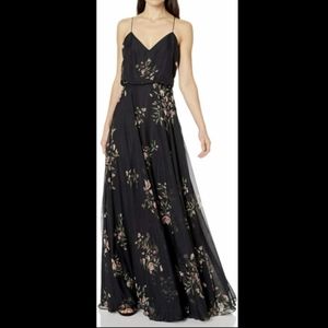 Jenny Yoo Inesse dress - black floral